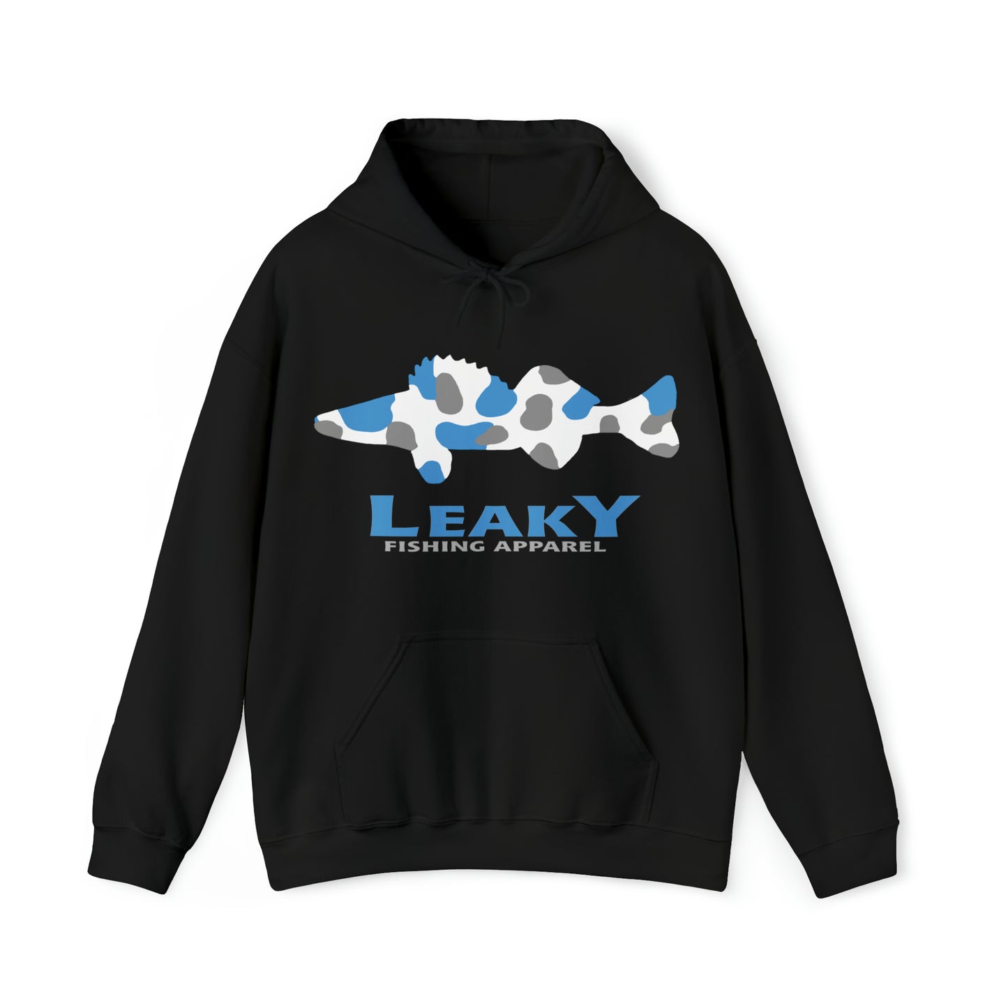Walleye Leaky Fishing Apparel Hooded Sweatshirt – The Leaky Jon Boat Company